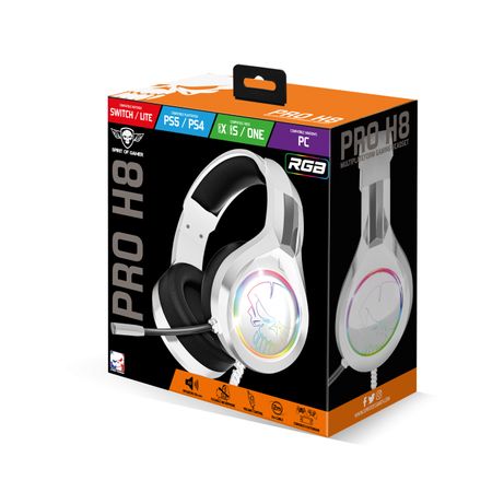 Spirit of Gamer Auricular Pro-H8 white - Imagen 2 de 2 Spirit of Gamer Auricular Pro-H8 white - Imagen 2 de 2