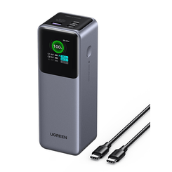 UGREEN POWER BANK NEXODE 200W - 25000MAH - CARGA RAPIDA - GRIS