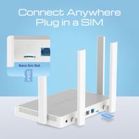 Miniatura 3 de Keenetic Hero 4G+ Router Wifi6 Mesh AX1800 4xGbi
