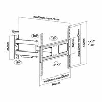 Miniatura 6 de SOPORTE AISENS TV/MON 37P-70P PARED BRAZO MOVIL NEGRO WT70TSLE-025