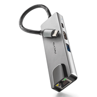 Miniatura 1 de ADAPTADOR USB-C 4 EN 1: HDMI, USB-C, RJ45 Y USB 3,0 WONDERDOCKSUPRA