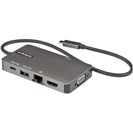 DOCKING STATION USB-C HDMI VGA ETHERNET HUB USB - PD 10 0W - Imagen 1 de 5 DOCKING STATION USB-C HDMI VGA ETHERNET HUB USB - PD 10 0W - Imagen 1 de 5