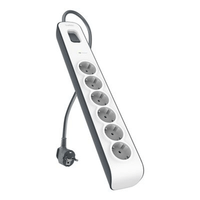 Miniatura 1 de REGLETA ALIMENTACION BELKIN BSV603VF2M-V2 DE PROTECCI??N CONTRA SOBRETENSIONES 6 TOMAS BOTON APAGA