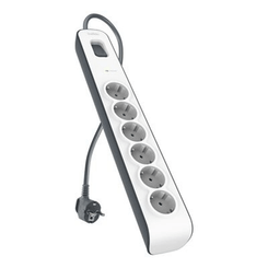 REGLETA ALIMENTACION BELKIN BSV603VF2M-V2 DE PROTECCI??N CONTRA SOBRETENSIONES 6 TOMAS BOTON APAGA