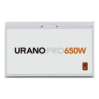 Miniatura 4 de Fuente Alimentación 650W NOX Urano PRO White 650W Bronze 80 PLUS Bronze  Blanco