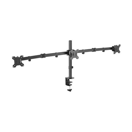 AISENS Soporte De Mesa Eco Giratorio E Inclinable Para 3 Monitores 7kg (3 Pivotes, 2 Brazos) De 13-27P Negro - Imagen 3 de 6 AISENS Soporte De Mesa Eco Giratorio E Inclinable Para 3 Monitores 7kg (3 Pivotes, 2 Brazos) De 13-27P Negro - Imagen 3 de 6