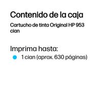 Miniatura 2 de HP 953 Cartucho Cyan F6U12AE Officejet 8710