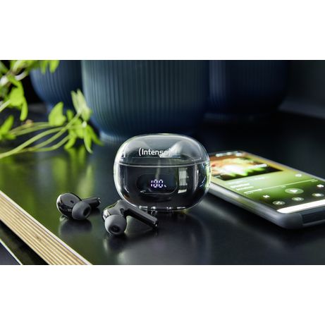 Intenso | Buds Plus Auriculares TWS ANC+ENC| negro - Imagen 4 de 8 Intenso | Buds Plus Auriculares TWS ANC+ENC| negro - Imagen 4 de 8