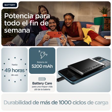 MOTOROLA moto g06 moto g06 6.88" 4G 4GB/256GB Azul - Imagen 2 de 6 MOTOROLA moto g06 moto g06 6.88" 4G 4GB/256GB Azul - Imagen 2 de 6