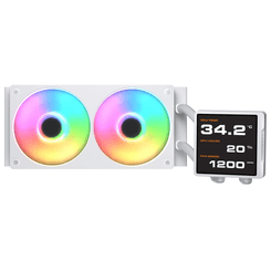 Cougar Ref. Liq Poseidon Vistek Pro ARGB 240 White