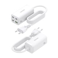 Miniatura 4 de AISENS Cargador Sobremesa GaN 100W  3x USB C PD3 0 QC4 0 QC5 0  1x USB A QC3 0  Blanco