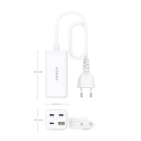 Miniatura 5 de AISENS Cargador Sobremesa GaN 100W  3x USB C PD3 0 QC4 0 QC5 0  1x USB A QC3 0  Blanco