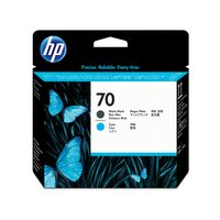 Miniatura 1 de CABEZAL NEGRO OPACO Y CIAN HP70