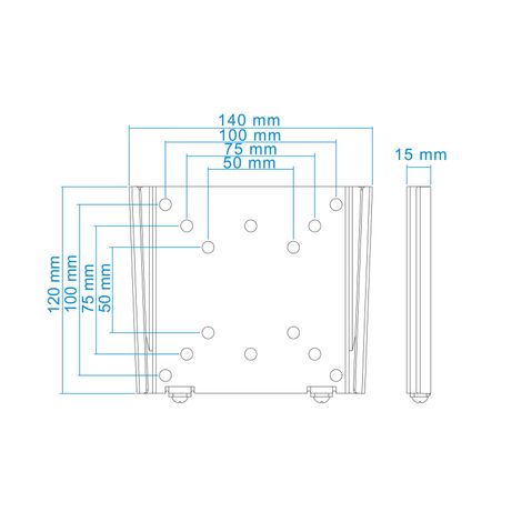 SOPORTE TV PARED 10"-23" TOOQ LP1023F-B - Imagen 2 de 8 SOPORTE TV PARED 10"-23" TOOQ LP1023F-B - Imagen 2 de 8