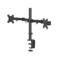 Miniatura 1 de SOPORTE DE MESA HAMA MONITOR HOLDER PARA 2 MONITORES HASTA 32" VESA 75x75 100x100 HASTA 8Kg BRAZOS A