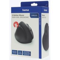 Miniatura 5 de MOUSE HAMA WIRELESS ERGO EMW-500L DPI 1000-1800 PARA ZURDOS  6 BOTONES COLOR NEGRO