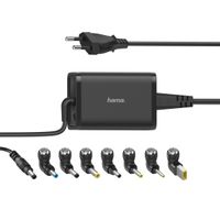 Miniatura 2 de HAMA  Cargador universal port  til  con 7 adaptadores  de 15 19V 65W  Enchufe Europeo  Color negro