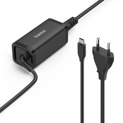 Hama 00200022 adaptador e inversor de corriente Interior   exterior 45 W Negro