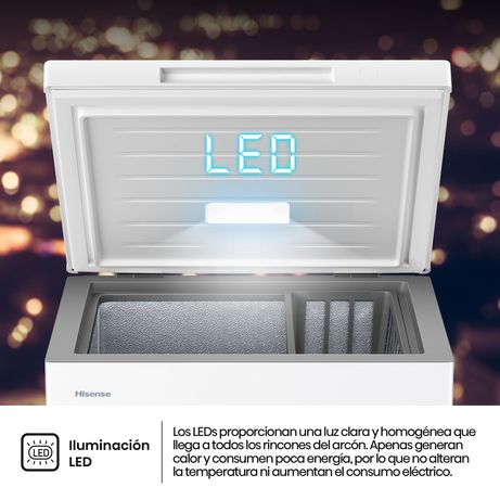 CONGELADOR HORIZONTAL HISENSE FT145N1AWDL D ANCHO 60 CM APROX. 140 LITROS APROX. - Imagen 4 de 13 CONGELADOR HORIZONTAL HISENSE FT145N1AWDL D ANCHO 60 CM APROX. 140 LITROS APROX. - Imagen 4 de 13