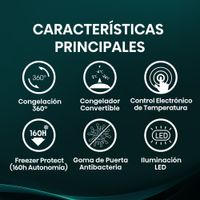 Miniatura 10 de CONGELADOR HORIZONTAL HISENSE FT145N1AWDL D ANCHO 60 CM APROX. 140 LITROS APROX.