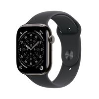 Miniatura 1 de Apple Watch Series 11 GPS + Cellular 46mm Slate Titanium Case with Black Sport Band - S/M