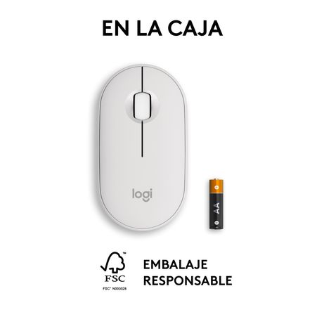 PEBBLE MOUSE 2 M350S WHITE TONAL BT N/A EMEA-808 DONGLELE SS - Imagen 16 de 17 PEBBLE MOUSE 2 M350S WHITE TONAL BT N/A EMEA-808 DONGLELE SS - Imagen 16 de 17