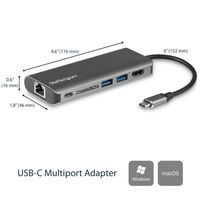 Miniatura 7 de USB-C MULTIPORT ADAPTER WITH SD PD - 4K HDMI - GBE - 2X USB -A