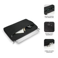 Miniatura 4 de MALETIN PORTATIL SUBBLIM  13.3" - 14" SLEEVE URBAN BLACK