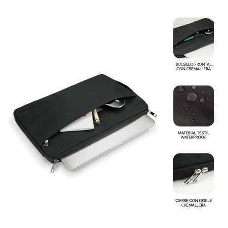 MALETIN PORTATIL SUBBLIM 13.3" - 14" SLEEVE URBAN BLACK - Imagen 4 de 5 MALETIN PORTATIL SUBBLIM 13.3" - 14" SLEEVE URBAN BLACK - Imagen 4 de 5