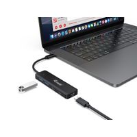 Miniatura 2 de HUB USB-C EQUIP LIFE 128964 4 PUERTOS 2xUSB-A 3.0 2xUSB-C 3.2 COMPATIBLE CON THUNDERBOLT 3/4 1xUSB-C