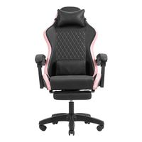 Miniatura 2 de SILLA GAMER MARS GAMING MGCXBPK NEGRA Y ROSA RECLINABLE REPOSABRAZOS AJUSTABLE REPOSAPIES COJINES