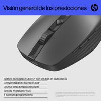 Miniatura 6 de HP 715 RECHBL Mult-Dvc Bluetooth Mouse E