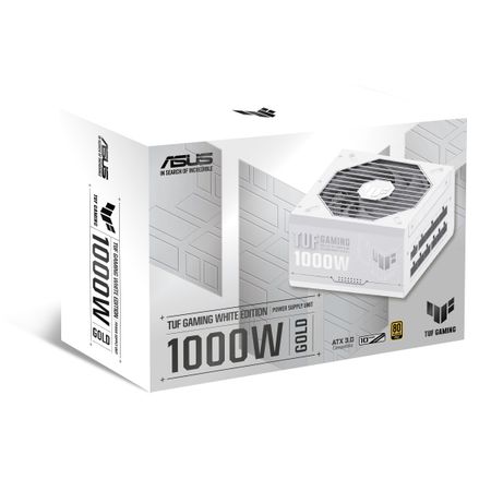 Fuente Alimentación 1000W Asus TUF Gaming 1000W Gold White Edition 80 PLUS Gold Fully-Modular Blanco - Imagen 12 de 13 Fuente Alimentación 1000W Asus TUF Gaming 1000W Gold White Edition 80 PLUS Gold Fully-Modular Blanco - Imagen 12 de 13