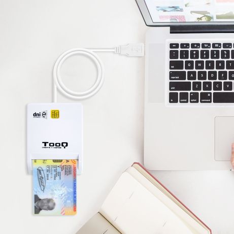 Tooq Lector de tarjetas DNIE usb 2.0 blanco - Imagen 3 de 3 Tooq Lector de tarjetas DNIE usb 2.0 blanco - Imagen 3 de 3