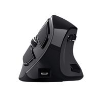 Miniatura 2 de MOUSE TRUST VOXX WIRELESS RECARGABLE ERGONOMIC DISEÑO VERTICAL 1200-2400DPI  9 BOTONES 23731
