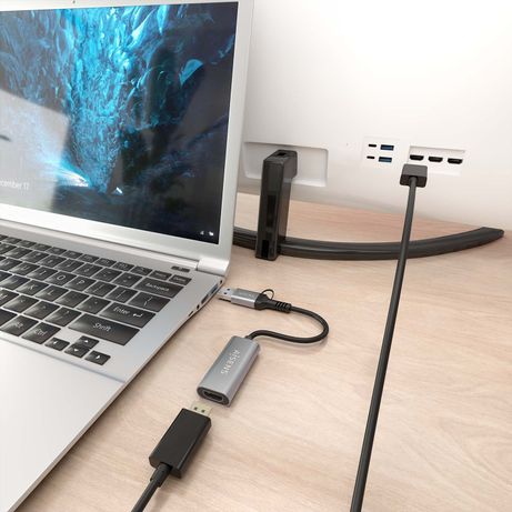 AISENS Conversor Aluminio USB A USB C A HDMI 1080P 60Hz USB A M USB C M HDMI H Gris 15cm - Imagen 5 de 7 AISENS Conversor Aluminio USB A USB C A HDMI 1080P 60Hz USB A M USB C M HDMI H Gris 15cm - Imagen 5 de 7