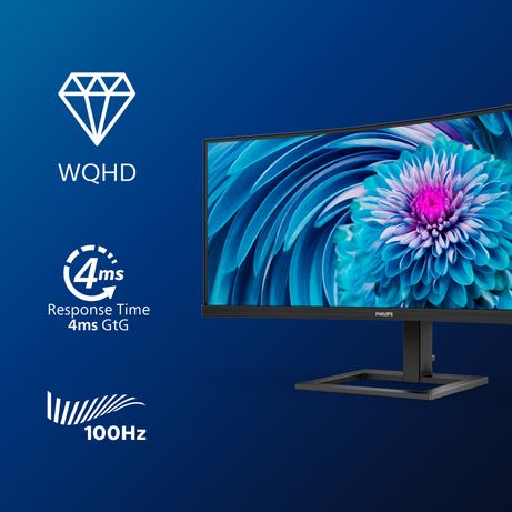 MONITOR PHILIPS E Line 346E2CUAE/00 34" LCD VA WQHD+ 100HZ 1MS HDMI USB-C CURVO ALTAVOCES - Imagen 8 de 15 MONITOR PHILIPS E Line 346E2CUAE/00 34" LCD VA WQHD+ 100HZ 1MS HDMI USB-C CURVO ALTAVOCES - Imagen 8 de 15