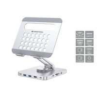 Miniatura 1 de DOCKING USB-C SOPORTE CONCEPTRONIC 1xHDMI4K 2xUSB-A 3.0 1xUSB-C 1xUSB-C PD100W 1x3,5MM 1xSD/SDMICRO