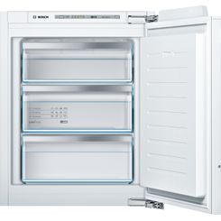 CONGELADOR VERTICAL INTEGRABLE BOSCH GIV11AFE0 SIN NOFROST PC ALTO 71,2 CM 72 LITROS