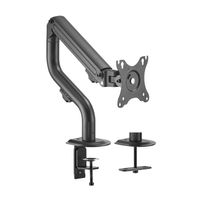 Miniatura 2 de AISENS Soporte De Mesa Eco Contrapeso Giratorio E Inclinable Para Monitor/TV 8kg (3 Pivotes, 1 Brazo) De 17-32, Negro