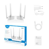 Miniatura 3 de Cudy Punto de Acceso Gigabit de Escritorio Dual Band AC1200 - Velocidad hasta 1000Mbps - 1 Puerto - 4 Antenas de 5dBi