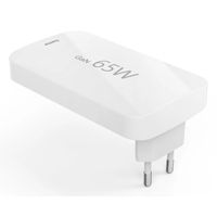 Miniatura 3 de CARGADOR DE PARED HAMA 65W PLEGABLE 2xUSB-C PD 1xUSB-A MINICARGADOR COLOR BLANCO