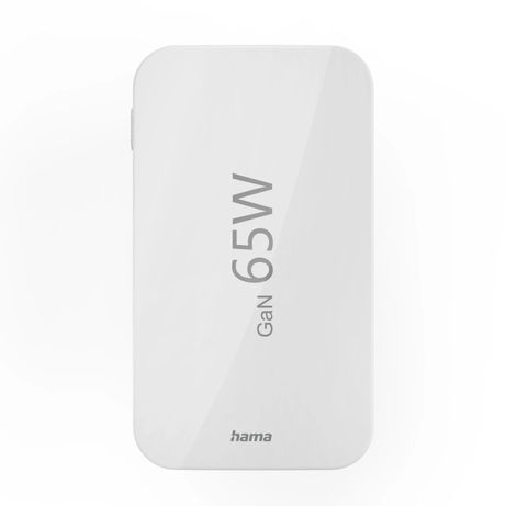 CARGADOR DE PARED HAMA 65W PLEGABLE 2xUSB-C PD 1xUSB-A MINICARGADOR COLOR BLANCO - Imagen 4 de 5 CARGADOR DE PARED HAMA 65W PLEGABLE 2xUSB-C PD 1xUSB-A MINICARGADOR COLOR BLANCO - Imagen 4 de 5