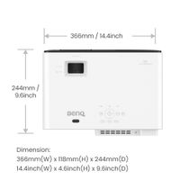 Miniatura 8 de PROYECTOR BENQ X500I (9H.JSC77.17E) DLP, 3000L, 500000:1, 4K ANDROID TV