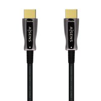 Miniatura 2 de Aisens Cable hdmi tipo-a estandar macho a macho  V2.1 AOC ultra alta velocidad 25m negro