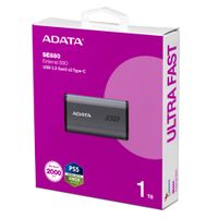 Miniatura 6 de ADATA Elite SE880 SSD Externo 1TB USB 3.2 Gray