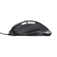 Miniatura 4 de MOUSE TRUST FYDA CON CABLE, 6 BOTONTES, RUEDA DESPLAZAMIENTO 5000DPI NEGRO 24728