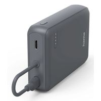 Miniatura 1 de POWERBANK HAMA POWER PACK 10000 mAh 2xUSB-C INDICADOR DE CARGA CABLE INTEGRADO ANTRACITA