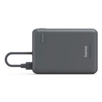 Miniatura 3 de POWERBANK HAMA POWER PACK 10000 mAh 2xUSB-C INDICADOR DE CARGA CABLE INTEGRADO ANTRACITA