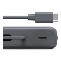 Miniatura 5 de POWERBANK HAMA POWER PACK 10000 mAh 2xUSB-C INDICADOR DE CARGA CABLE INTEGRADO ANTRACITA